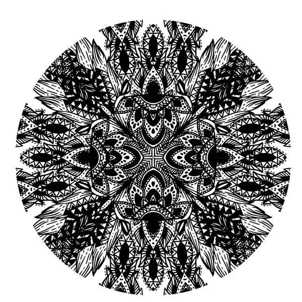 Handgezeichnetes Mandala — Stockvektor