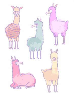 şirin lamas kümesi