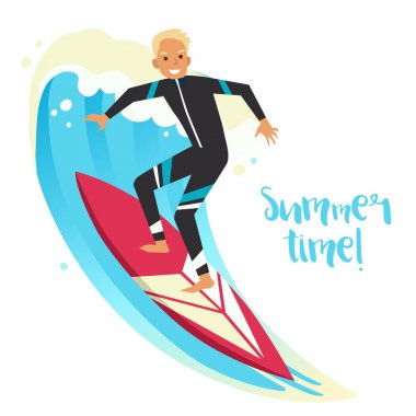 mutlu bir adam tatilde