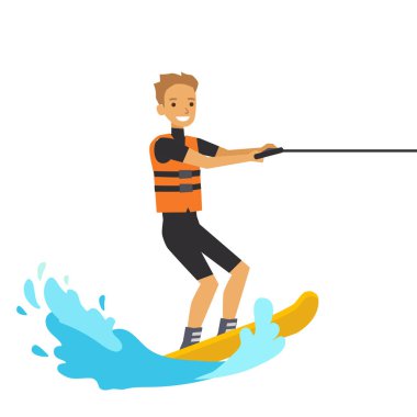 mutlu bir adam tatilde