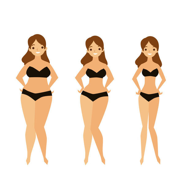 Beautiful curvy, overweight girl