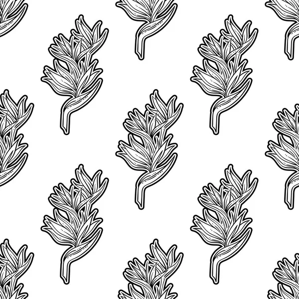 Vektor Illustration Design Von Floralen Nahtlosen Muster — Stockvektor