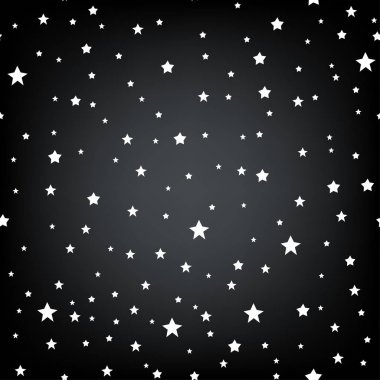 vektör çizim tasarım yıldız ile el çizilmiş sorunsuz arka plan.