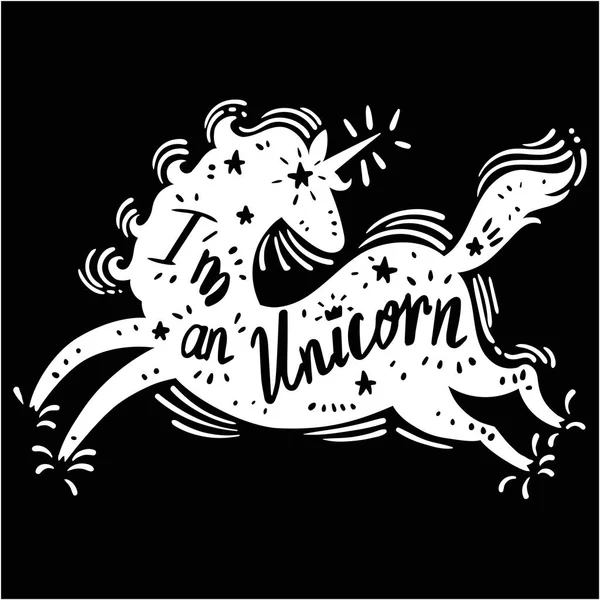 Vector Illustration Design Cartoon Magic Unicorn Fairy Elements Collection — Stock Vector