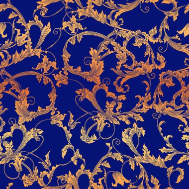 Bitki dokuma ile detaylı çiçek sorunsuz vektör desen