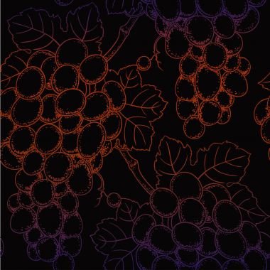 Sorunsuz üzüm desen vektör çizim