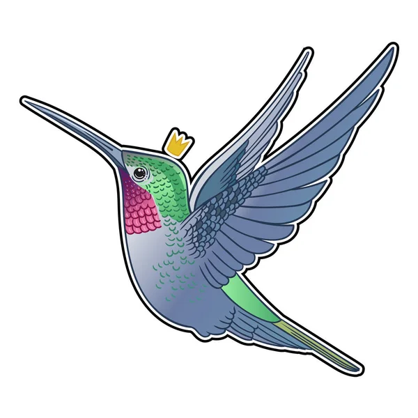 Beautiful Tropical Exotic Parrot Bird Vector Illustration — Stock Photo, Image