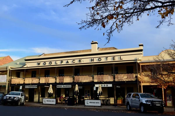 Una Vista Del Woolpack Hotel Mudgee Australia — Foto Stock