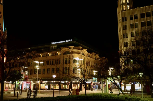 William Caddesi 'nin manzarası Perth, Batı Avustralya' dır.