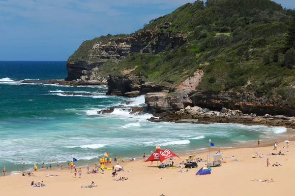 Utsikt Över Warriewood Beach Sydneys Norra Sida — Stockfoto