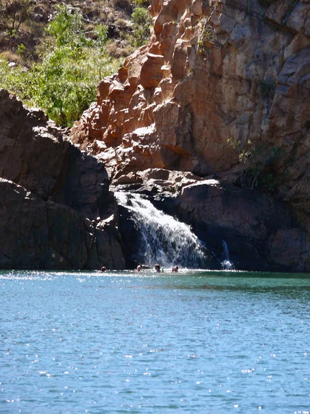 Pohled Edith Falls Severním Území Austrálie — Stock fotografie