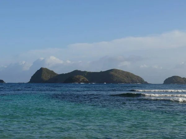 Widok Neds Beach Lord Howe Island Australia — Zdjęcie stockowe