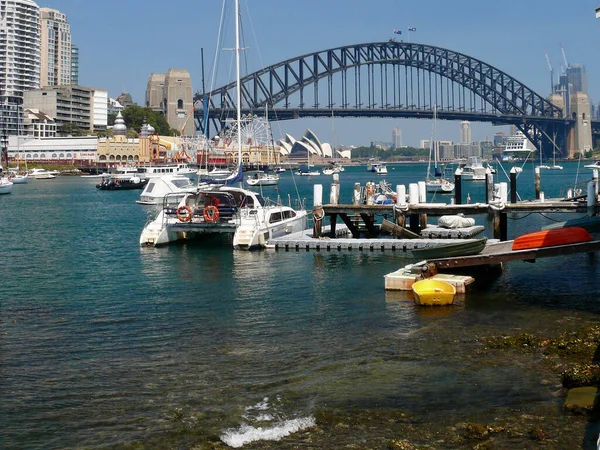 Ein Blick Auf Den Hafen Von Sydney Von Der Lavender — Stockfoto