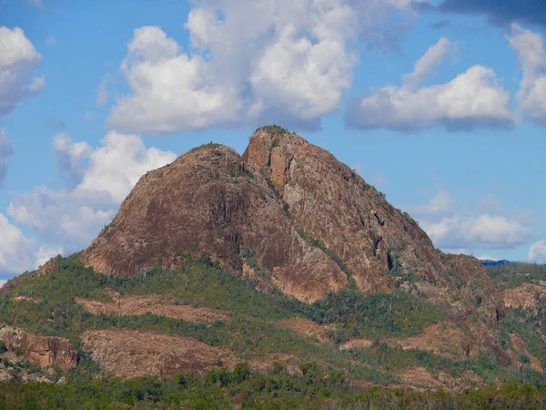 Pohled Vrchol Warrumbungle Ranges New South Wales — Stock fotografie