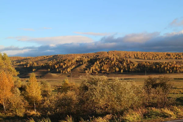 Eylül 'de Sibirya manzarası