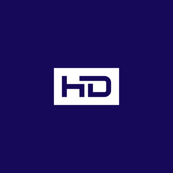 Logotipo Abstracto Logotipo Moderno Initials Aislado Sobre Fondo Azul — Archivo Imágenes Vectoriales
