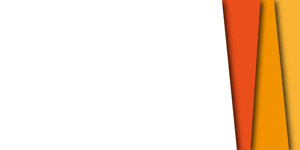 Помаранчевий Паперовий Вирізаний Фон Абстрактний Папір Вирізаний Текстовим Простором Або — стоковий вектор