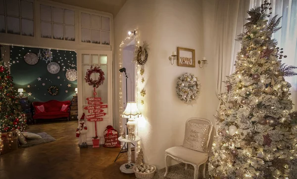 아름다운 도살아 크리스마스 정신의 그리고 따뜻하고 부드러운 사항들 — 스톡 사진