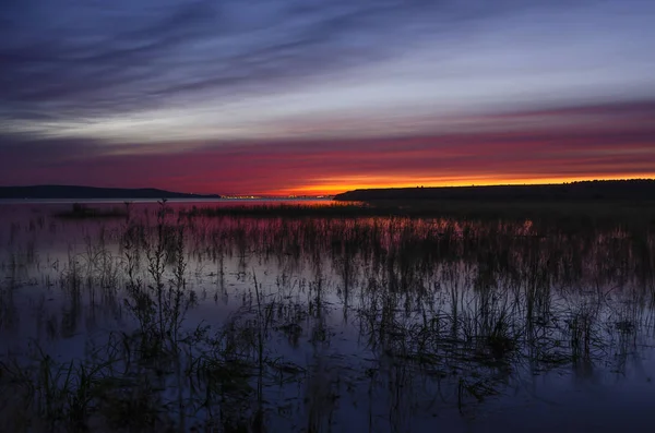 Siberia Oriental Región Baikal Verano Hermoso Atardecer —  Fotos de Stock