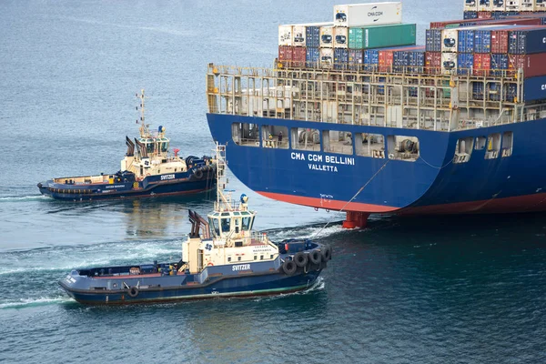 Sydney Australien Juli Containerschiffanlauf Hafen Sydney Juli 2019 Sydney Australien — Stockfoto