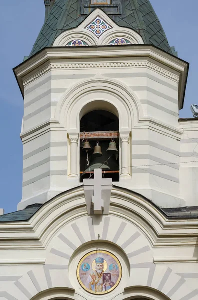 Foros Crimea April Bell Tower Christ Resurrection Church April 2016 — Stock Photo, Image