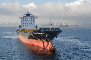 Algeciras, İspanya - 01 Temmuz: Gemi Algeciras limanından 01 Temmuz 2017 tarihinde Algeciras, İspanya.