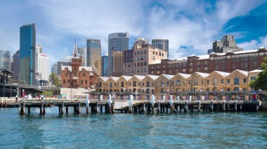 Sydney, Avustralya - 9 Ocak 2019 Sidney, Avustralya 'da şehir manzarası.