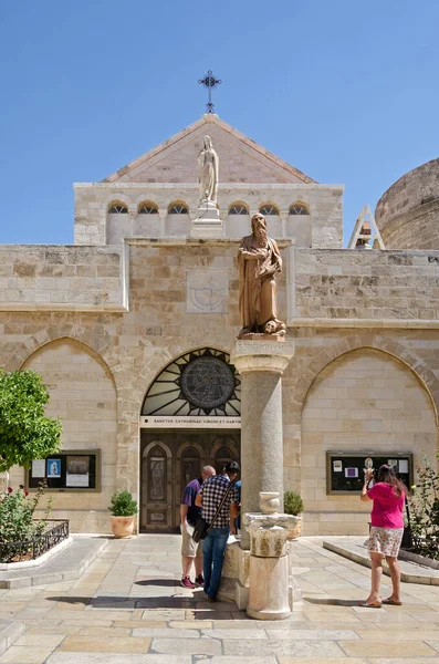 Betlejem Palestyna Września Patio Kościoła Narodzenia Pańskiego Września 2016 Betlejem — Zdjęcie stockowe