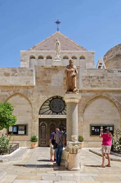 Bethlehem Palestina September Patio Van Geboortekerk September 2016 Bethlehem Palestina — Stockfoto