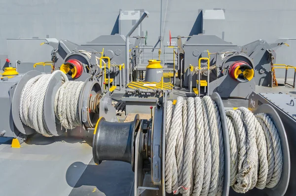 Anlegestation Auf Einem Vorderen Teil Des Schiffes — Stockfoto