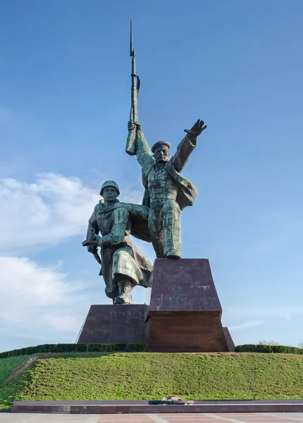 Sevastopol Crimea March Soldier Sailor Memorial March 2016 Sevastopol Crimea — Stock Photo, Image