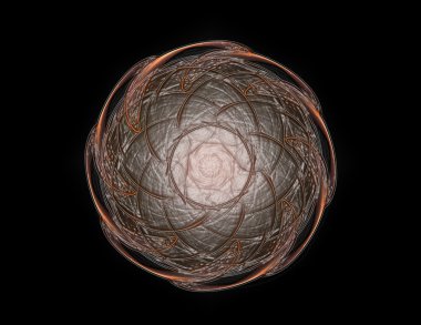 Konuyla ilgili soyut fraktal türlü nükleer ph parçacıkların