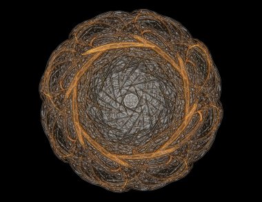 Uzay serisi geometrisini. C görsel olarak çekici zemin yaptı