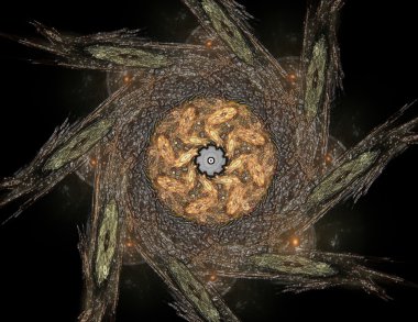 Uzay serisi geometrisini. C görsel olarak çekici zemin yaptı