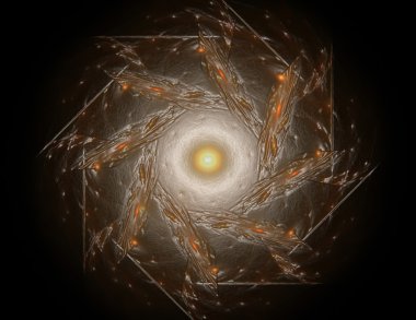 Uzay serisi geometrisini. C görsel olarak çekici zemin yaptı