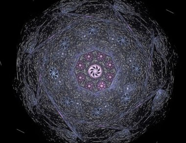 Konuyla ilgili soyut fraktal türlü nükleer ph parçacıkların