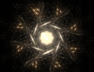 Uzay serisi geometrisini. Görsel olarak çekici zemin kavramsal Izgaralar eğrileri ve fraktal öğeleri öğesi olarak uygun yapılmış 