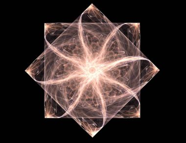 Uzay serisi geometrisini. Görsel olarak çekici zemin kavramsal Izgaralar eğrileri ve fraktal öğeleri öğesi olarak uygun yapılmış 