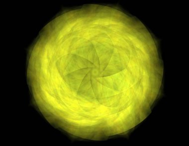 Konuyla ilgili soyut fraktal formlar grafik tasarım ve nükleer fizik bilim parçacıkların. Kutsal geometri futuristik