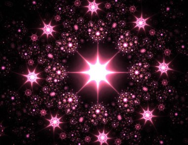 Dantelli renkli saat desen. Dijital fractal sanat tasarım. Kutsal semboller işaretler geometrisi soyut tasarım. 