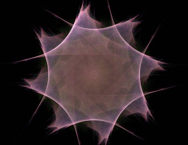 Uzay serisi geometrisini. Görsel olarak çekici zemin kavramsal Izgaralar eğrileri ve fraktal öğeleri öğesi olarak uygun yapılmış 