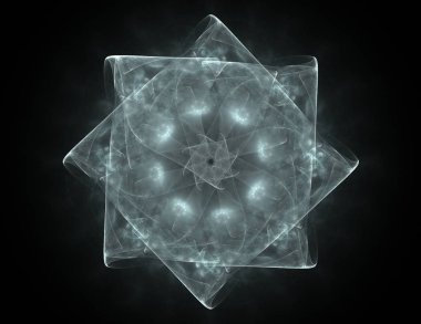 Dantelli renkli saat desen. Dijital fractal sanat tasarım. Kutsal semboller işaretler geometrisi soyut tasarım. 