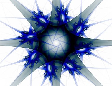 Konuyla ilgili soyut fraktal formlar grafik tasarım ve nükleer fizik bilim parçacıkların. Kutsal geometri futuristik