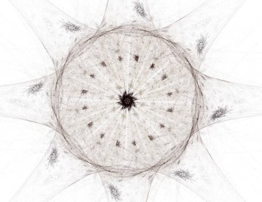 Dantelli renkli saat desen. Dijital fractal sanat tasarım. Kutsal semboller işaretler geometrisi soyut tasarım. 
