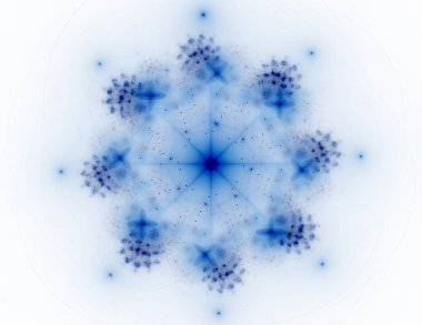 Konuyla ilgili soyut fraktal formlar grafik tasarım ve nükleer fizik bilim parçacıkların. Kutsal geometri futuristik
