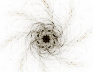 Konuyla ilgili soyut fraktal formlar grafik tasarım ve nükleer fizik bilim parçacıkların. Kutsal geometri futuristik