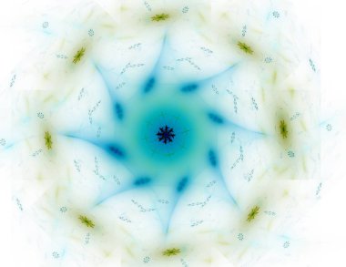 Konuyla ilgili soyut fraktal formlar grafik tasarım ve nükleer fizik bilim parçacıkların. Kutsal geometri futuristik