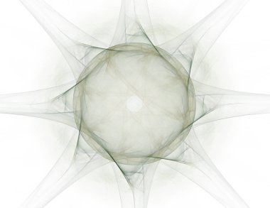 Uzay serisi geometrisini. Görsel olarak çekici zemin kavramsal Izgaralar eğrileri ve fraktal öğeleri öğesi olarak uygun yapılmış 