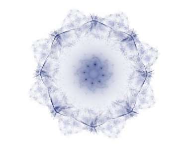 Konuyla ilgili soyut fraktal formlar grafik tasarım ve nükleer fizik bilim parçacıkların. Kutsal geometri futuristik