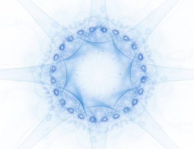 Dantelli renkli saat desen. Dijital fractal sanat tasarım. Kutsal semboller işaretler geometrisi soyut tasarım. 
